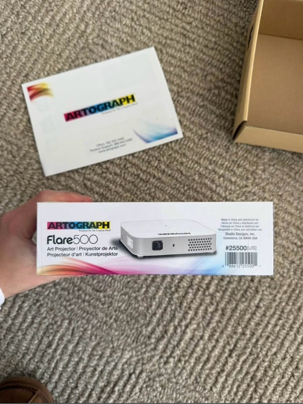 Flare500 White Art Projector